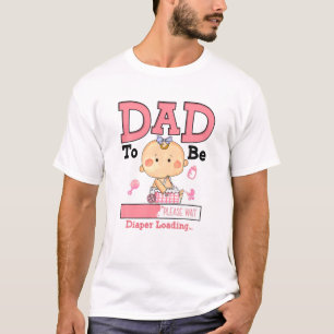 Camiseta Papá A Cargar Por Favor Espera Un Embarazo.