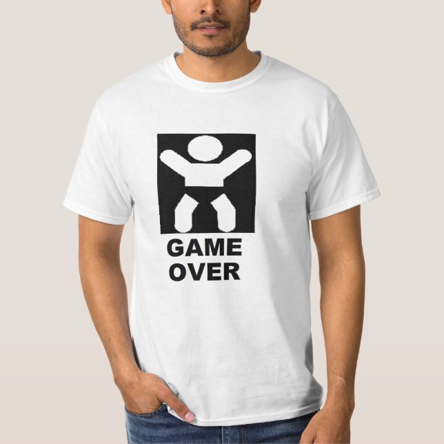 CAMISETA PAPÁ A SER "JUEGO SOBRE" EMBARAZO (Anverso)