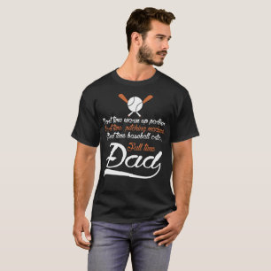 Camiseta Papá a tiempo completo del cabeceo del béisbol por