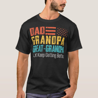 Camiseta Papá Abuelo Bisabuelo Divertido Día del Padre