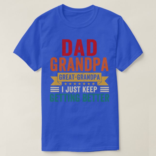 Camiseta Papá Abuelo Gran Abuelo Yo Sigo Apostando (Diseño del anverso)