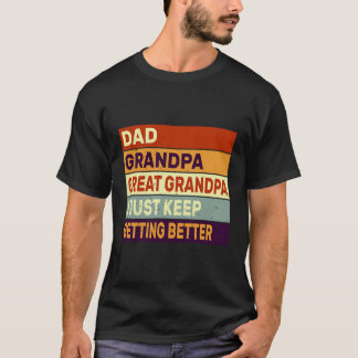 Camiseta Papá Abuelo Gran Abuelo Yo Sigo Apostando