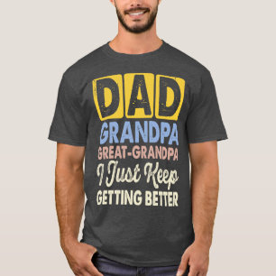 Camiseta Papá Abuelo Gran Abuelo Yo Sigo Apostando