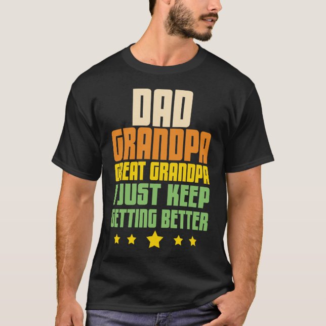 Camiseta Papá Abuelo Gran Abuelo Yo Sigo Apostando (Anverso)
