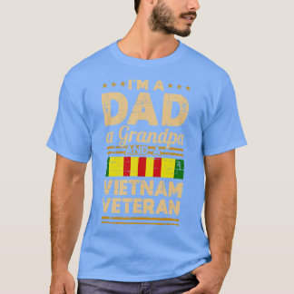 Camiseta Papá Abuelo Vietnam Veterano regalo para venados