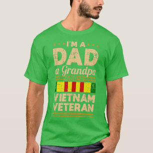 Camiseta Papá Abuelo Vietnam Veterano regalo para venados