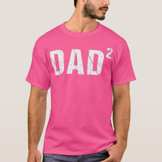 Camiseta Papá al cuadrado de dos hombres
