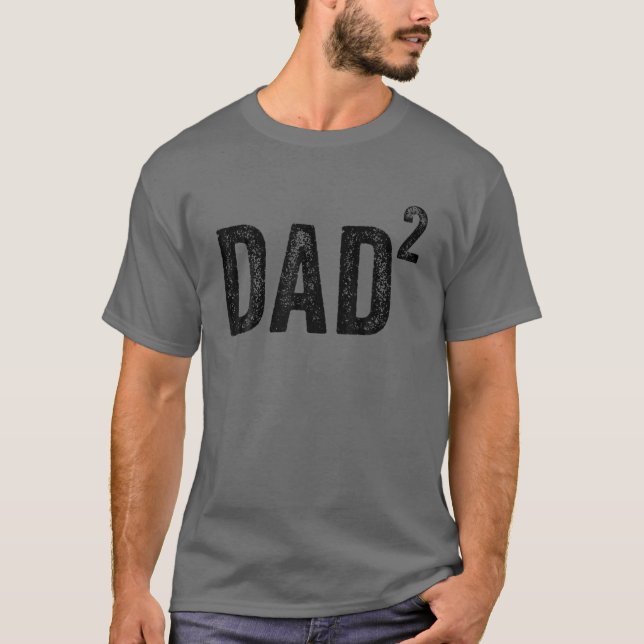 Camiseta Papá Al Cual De Dos Dobles Divertidos (Anverso)