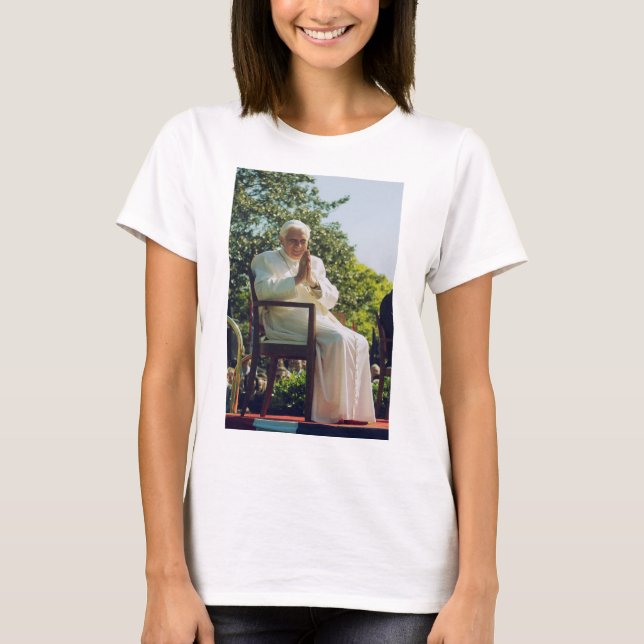Camiseta Papa alemán Benedicto (Anverso)