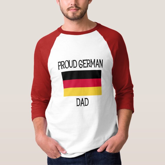 Camiseta Papá alemán orgulloso (Anverso)