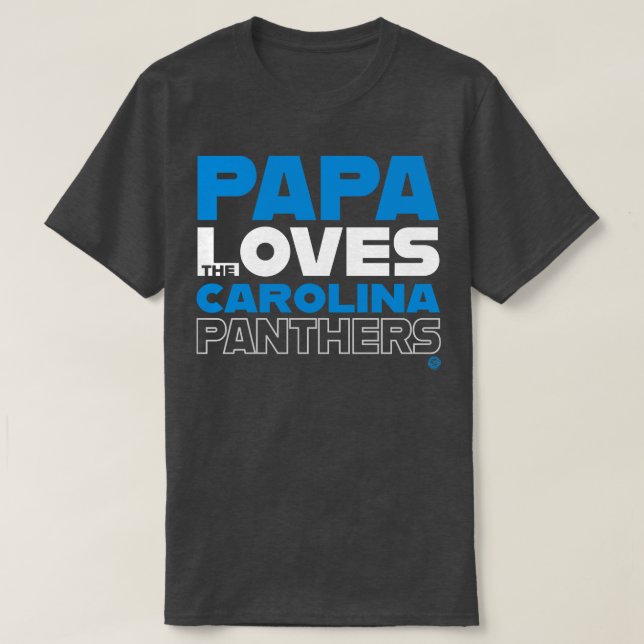 Camiseta Papa ama a la olina Panthers (Diseño del anverso)