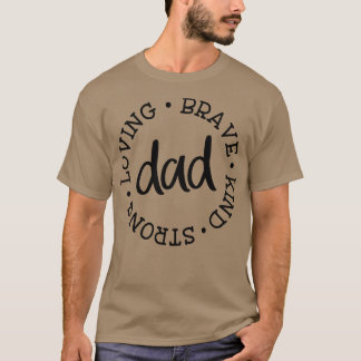 Camiseta Papá ama a los valientes