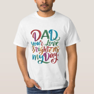 Camiseta Papá ama el día del padre #3