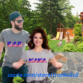 Camiseta Papá americano