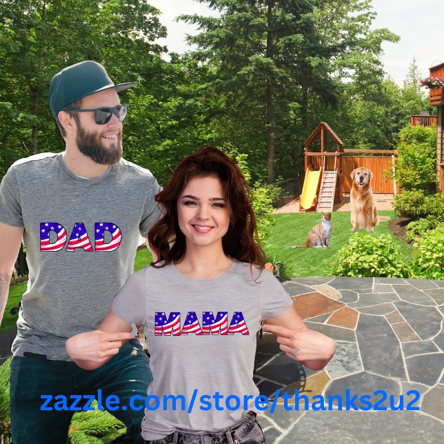 Camiseta Papá americano (Subido por el creador)