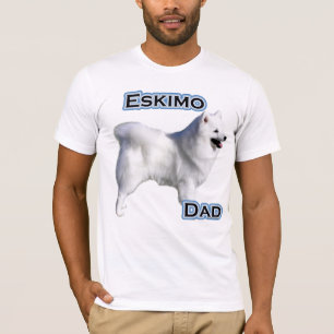 Camiseta Papá americano 4 del perro esquimal