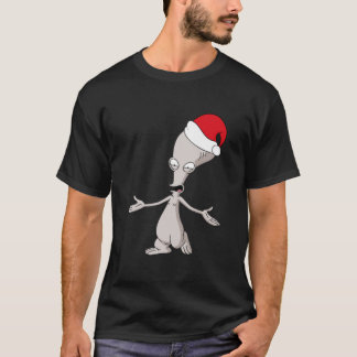 Camiseta Papá Americano Roger. El alienígena en el gorra Na