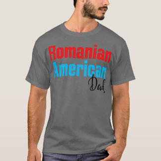 Camiseta Papá americano rumano 3
