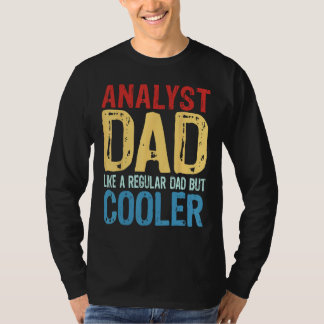 Camiseta Papá Analista Hombre Como un Papá Regular pero M