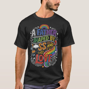 Camiseta Papa Arcoíris Papá Nacimiento Papá Día del Padre