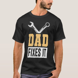 Camiseta Papá arregla al destornillador Hobbyist Papa lo ha