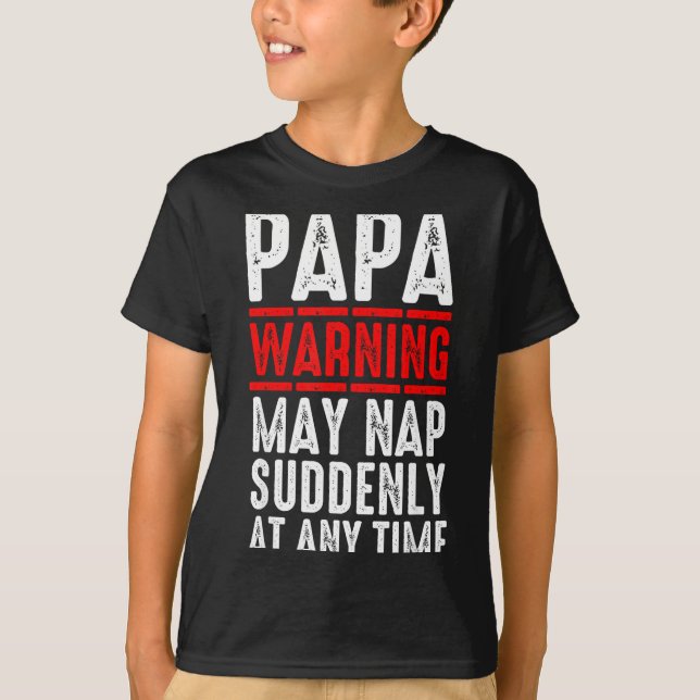 Camiseta Papa Art For Grandpa From Grandkids Father's Day P (Anverso)