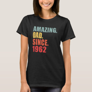 Camiseta Papá asombroso desde 1962