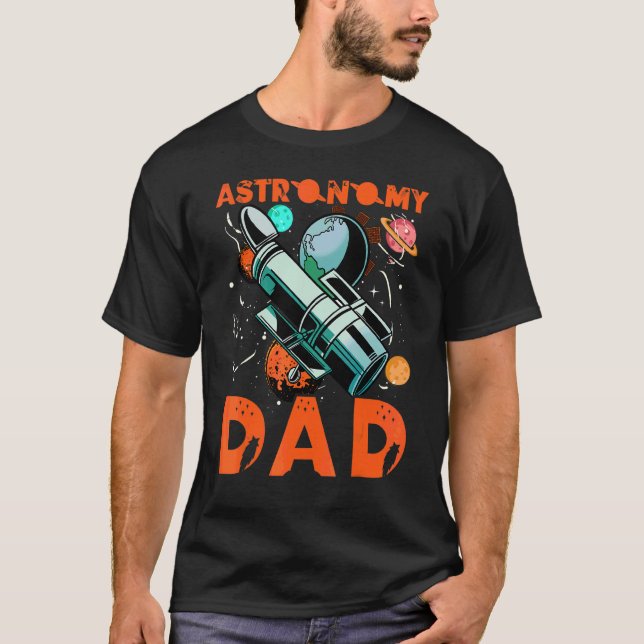 Camiseta Papá astronómico (Anverso)