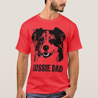 Camiseta Papá Aussie - Padre Pastor Australiano