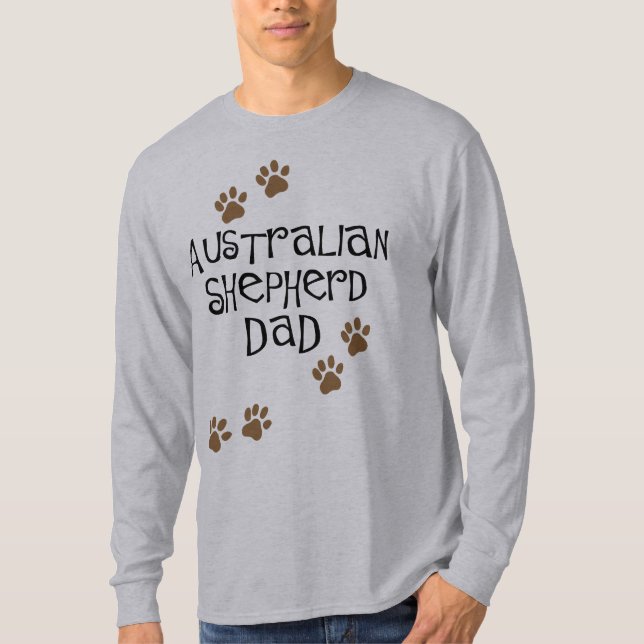 Camiseta Papá australiano del pastor (Anverso)