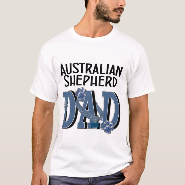 Camiseta PAPÁ australiano del pastor (Anverso)