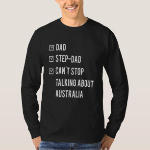 Camiseta Papá australiano nació en Australia de papá padre