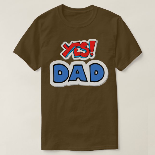 Camiseta papá azul (Diseño del anverso)
