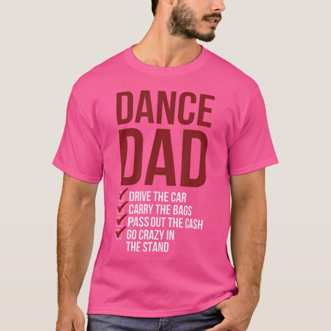 Camiseta Papá Bailando Con Un Padre Bailarín (Anverso)