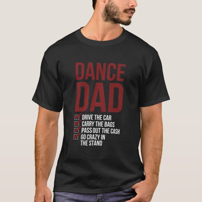 Camiseta Papá Bailando Con Un Padre Bailarín (Anverso)