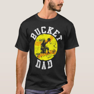 Camiseta Papá Balde Papá Softbol Papá Béisbol Funny Padres 