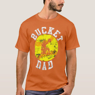 Camiseta Papá Balde Papá Softbol Papá Béisbol Funny Padres