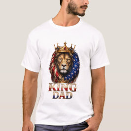 Camiseta Papá bandera americana León 