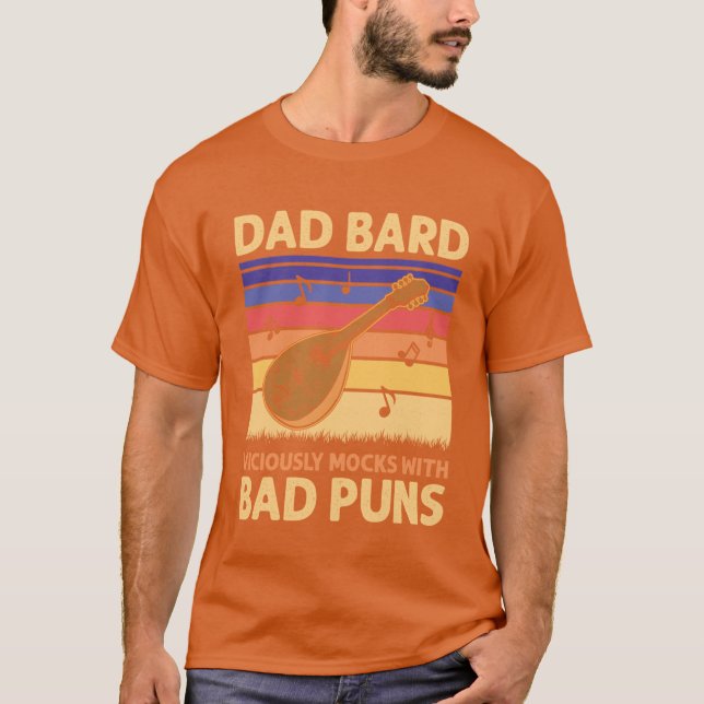 Camiseta Papá Bard divertido (Anverso)