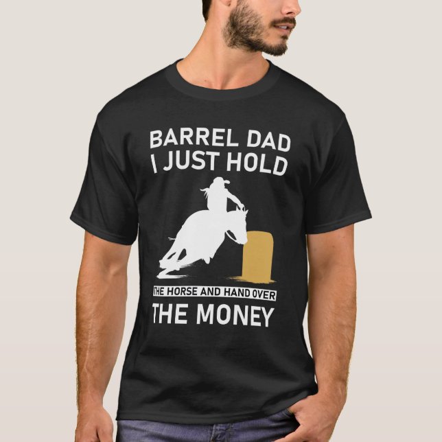 Camiseta Papa barril solo sostengo el caballo y entrego  (Anverso)
