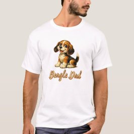 Camiseta Papá Beagle | Cachorro Antiguo Adorable