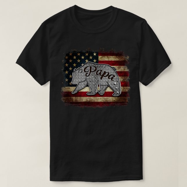 Camiseta Papa Bear (Diseño del anverso)