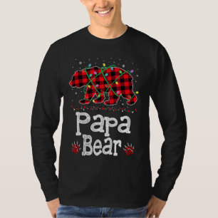 Camiseta Papa Bear , Búfalo Rojo Toco Papa Bear Pajama