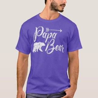 Camiseta Papa Bear Father's Day Zip 