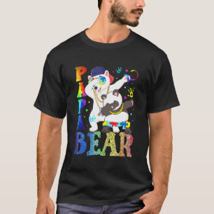 Camiseta Papa Bear Feliz Mes de Concientización sobre el Au