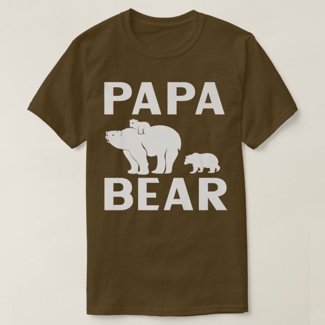 Camiseta Papa Bear Polar Bear Kids Premium (Diseño del anverso)