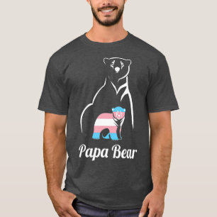 Camiseta Papa Bear ransgender Dad Papá enfurece a Child LGB