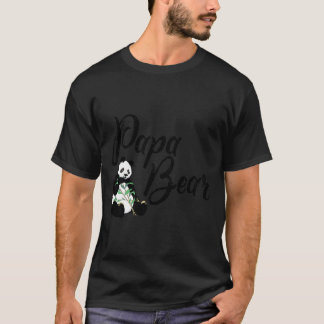 Camiseta Papa Bear Vegan Panda Family