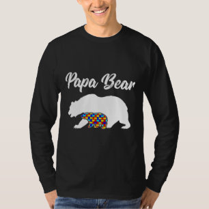 Camiseta Papa bebe autismo papá