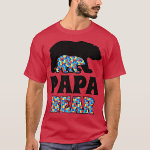 Camiseta Papa bebe autismo prima de sensibilización